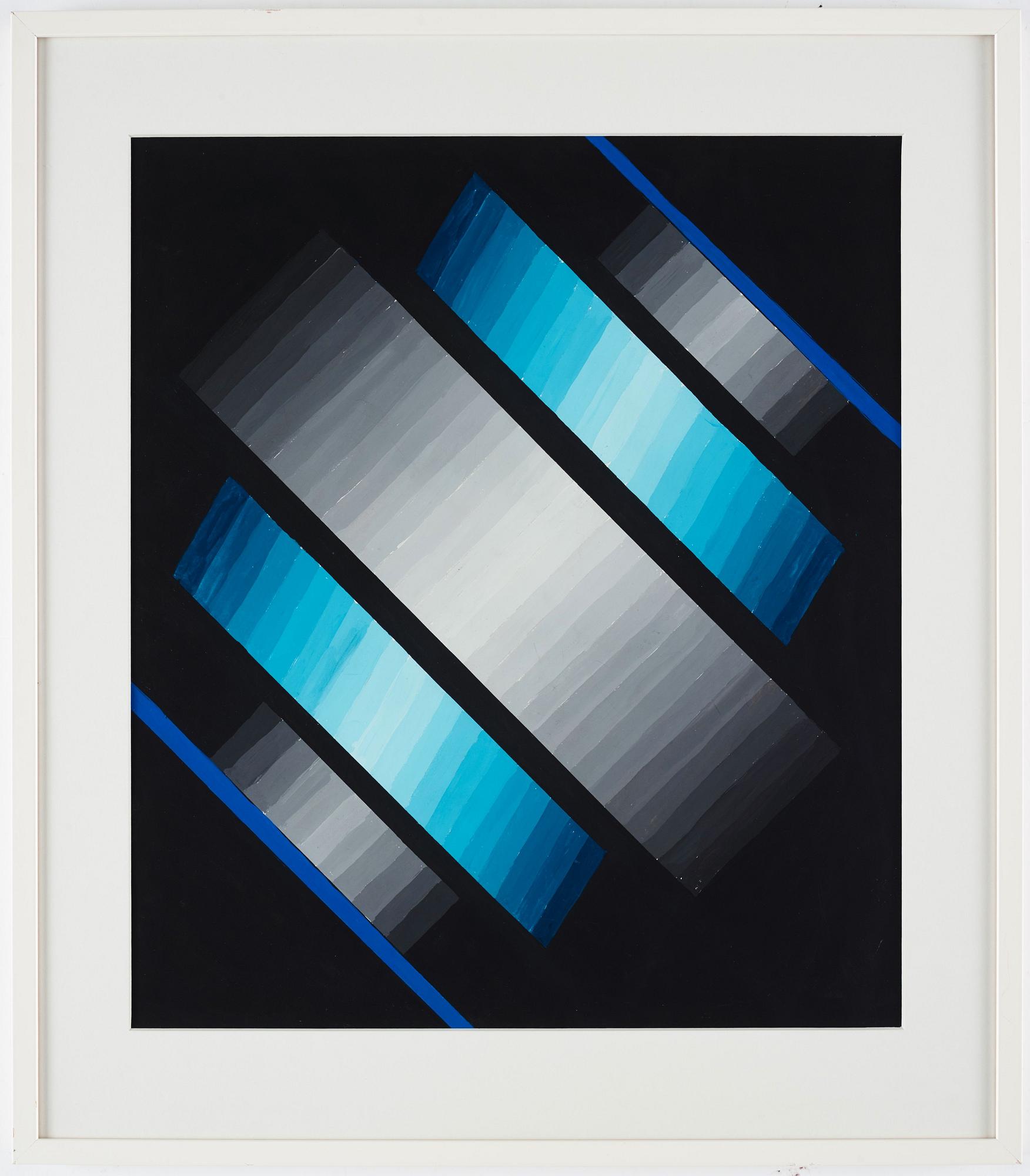 INGER EKDAHL, gouache på papper, signerad och daterad -90 a tergo.