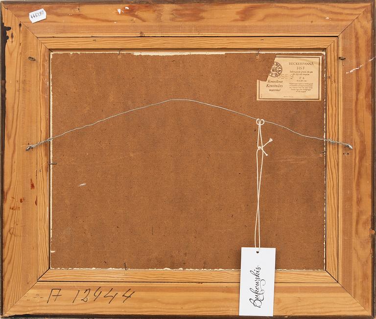 Arvid Widerberg,  oil on panel signed and dated 60.