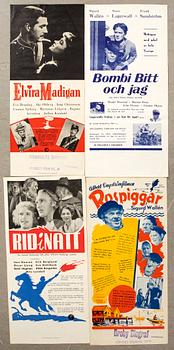 Film posters 4 pcs.