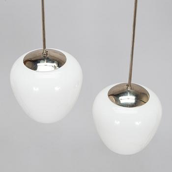 Gunnel Nyman, two 1940's pendant '81003' lights for Idman.