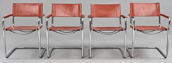 KARMSTOLAR, 4 st, Matteo Grassi, 1900-talets andra hälft.