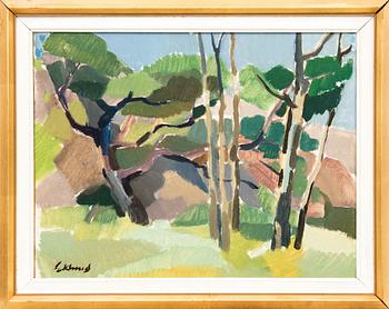 Bengt Eklund, oil on canvas laid panel signed.