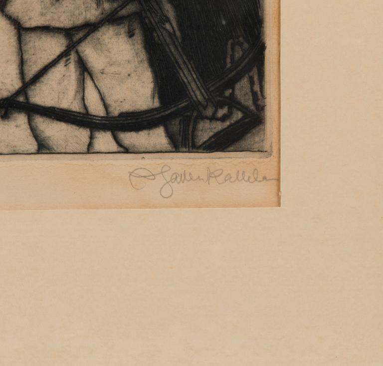 AKSELI GALLEN-KALLELA, JOUKAHAINEN.