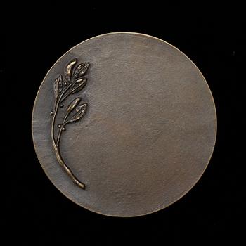 FLYGAREMEDALJEN till minne av omkomna svenska flygare. Av Carl Milles 1929-32 på uppdrag av Svenska aeroklubben.