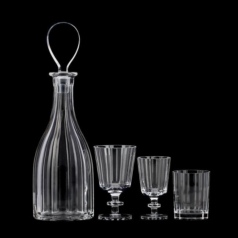 SERVIS, 34 delar, glas, "Karlberg", Elis Bergh Kosta.