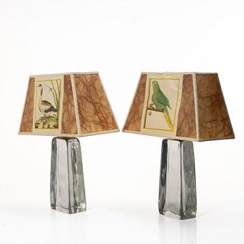 A pair of table lamps, mid-20th Century.