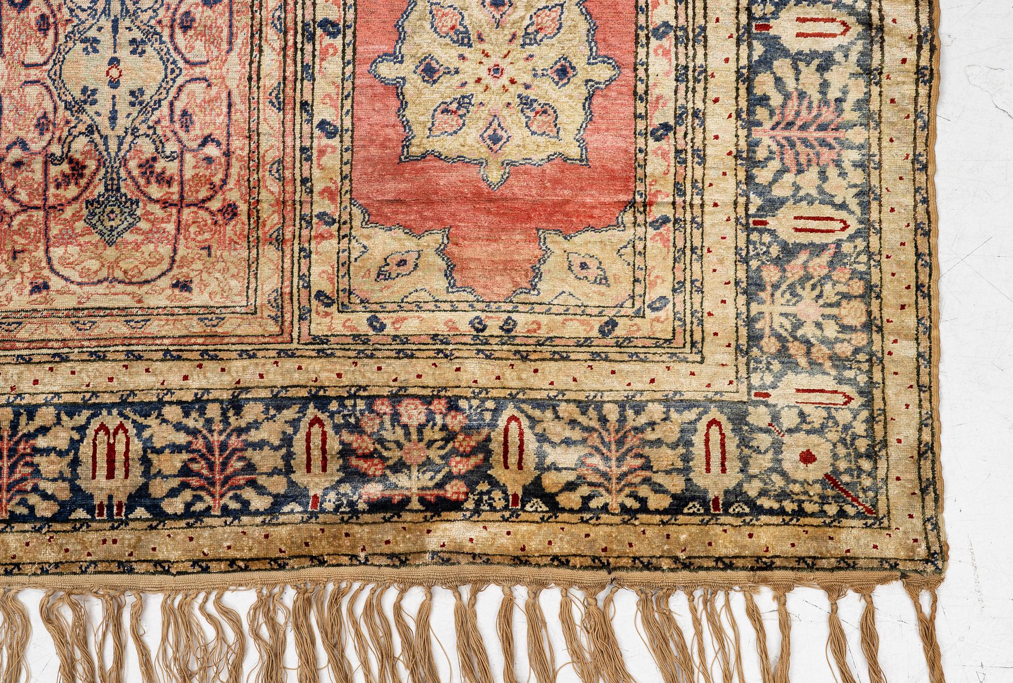 Carpet, semi-antique Kazak, approx. 202 x 158 cm.