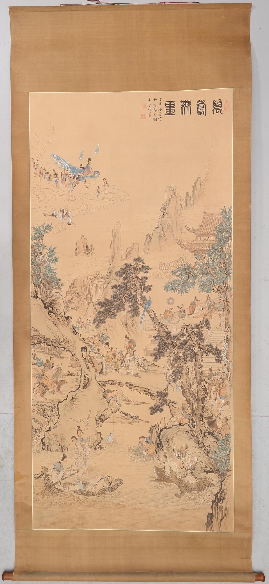 SCROLL, Kina, omkring år 1900.