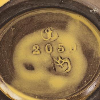 INGRID ATTERBERG, a stoneware Upsala Ekeby "Spiral" vase. 1950's.