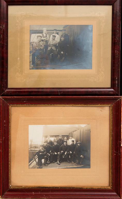 Photographs, nautical, 6 pcs, late 19th century / early 20th century.