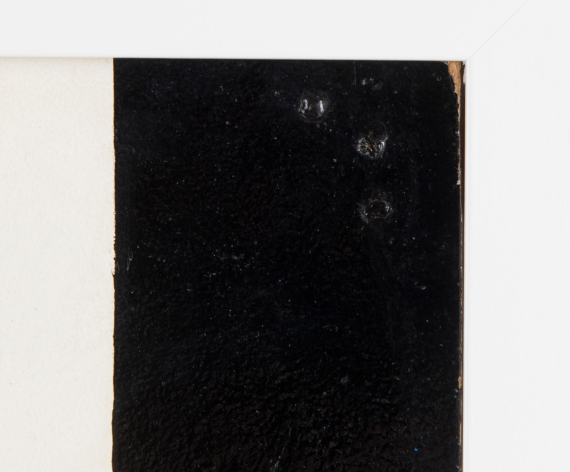 Lars-Gunnar Nordström, Valkoinen, musta ja sininen sommitelma.