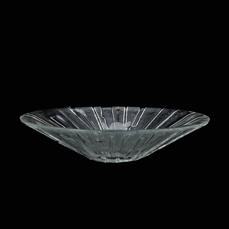 SKÅLFAT, glas, Tapio Wirkkala, signerad och numrerad 3573.