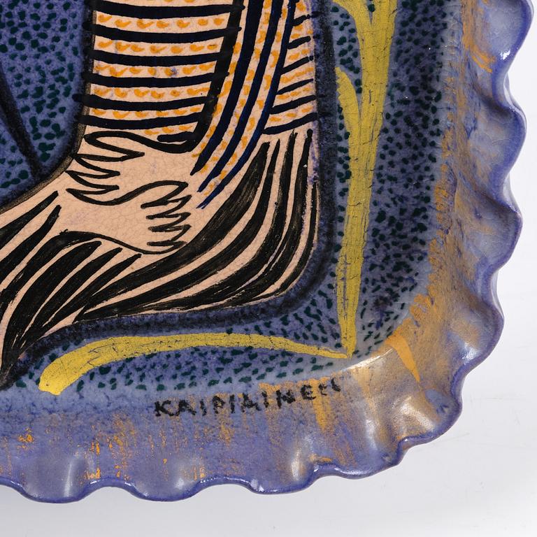 Birger Kaipiainen, a rectangular ceramic tray, Arabia, Finland 1950s.