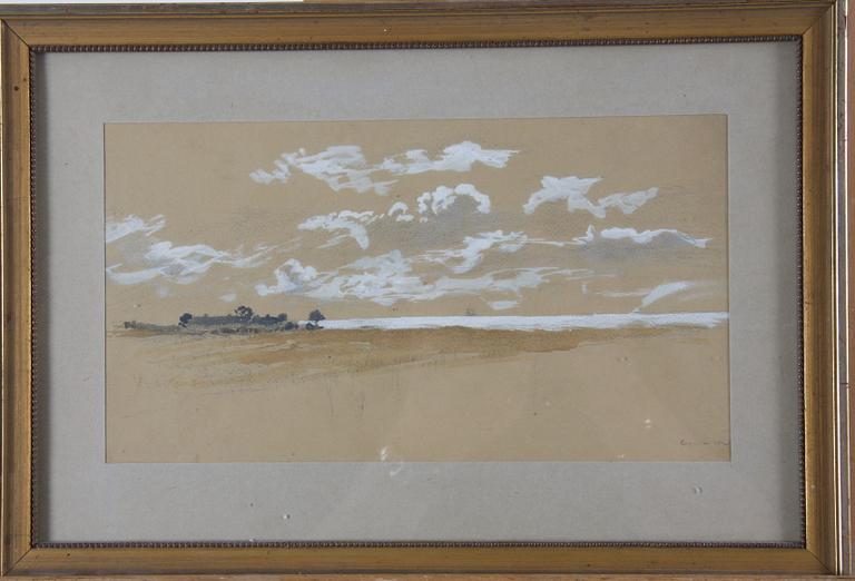 ADRIAN-NILSSON, GÖSTA, gouache, sign.