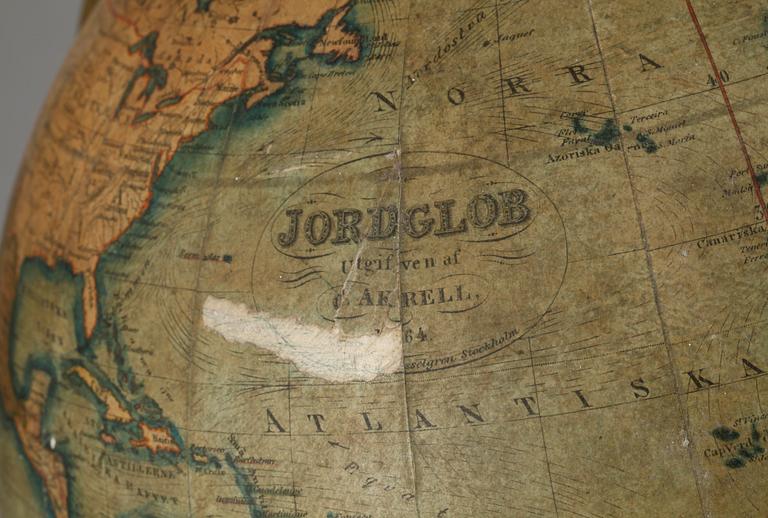 JORDGLOB, utgiven av Akrell, Stockholm. 1864.