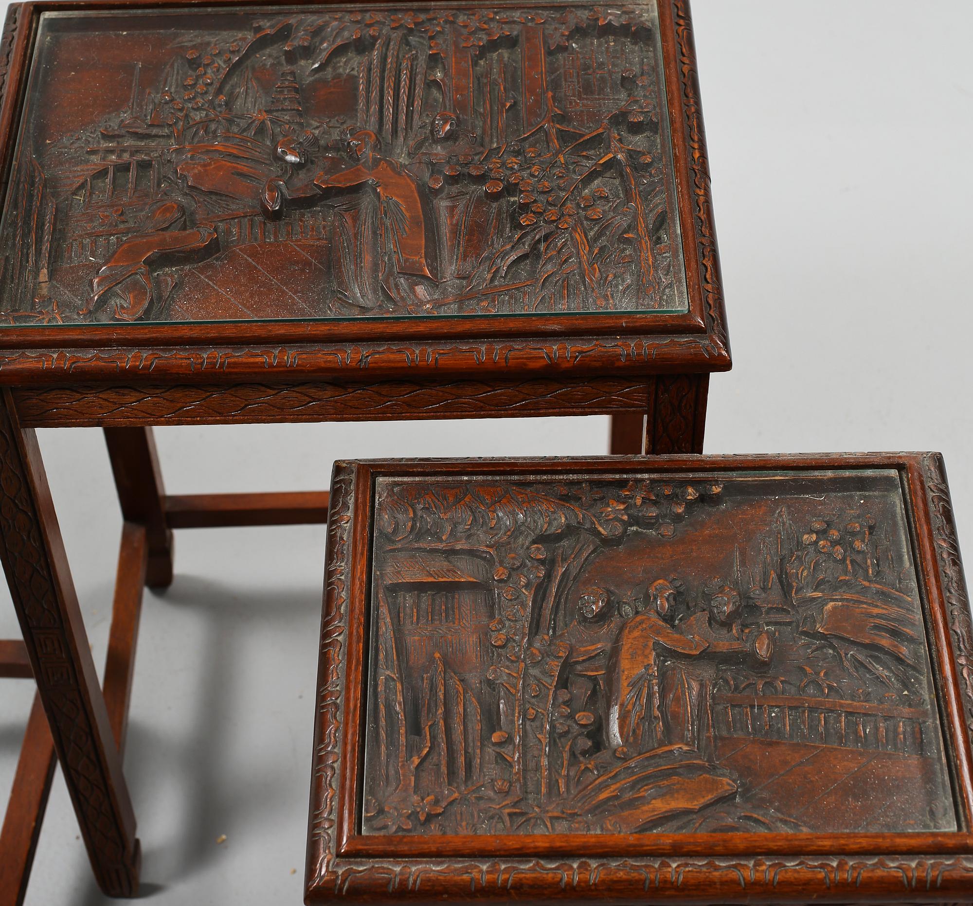 SATSBORD, 4 delar, Kina, 1900-tal.