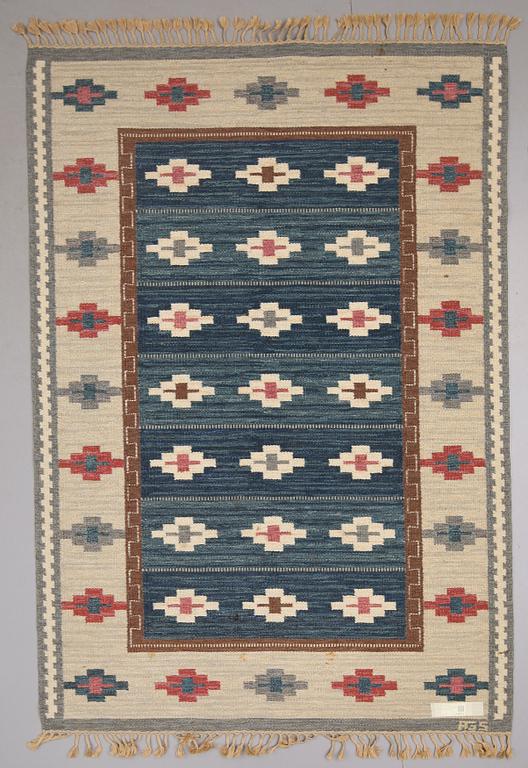MATTA, Rölakan, Anna-Greta Sjöquist, monogramsignerad AGS. Ca 245 x 170 cm.
