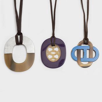 Hermès, Necklace, 3 pcs "Isthme necklace".