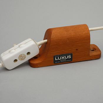 VÄGGLAMPA, Luxus Vittsjö. 1900-talets andra hälft.