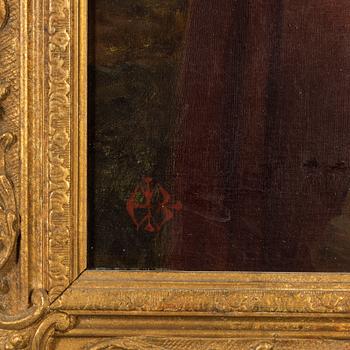 Edward Charles Barnes, oil on canvas, signed with monogram.