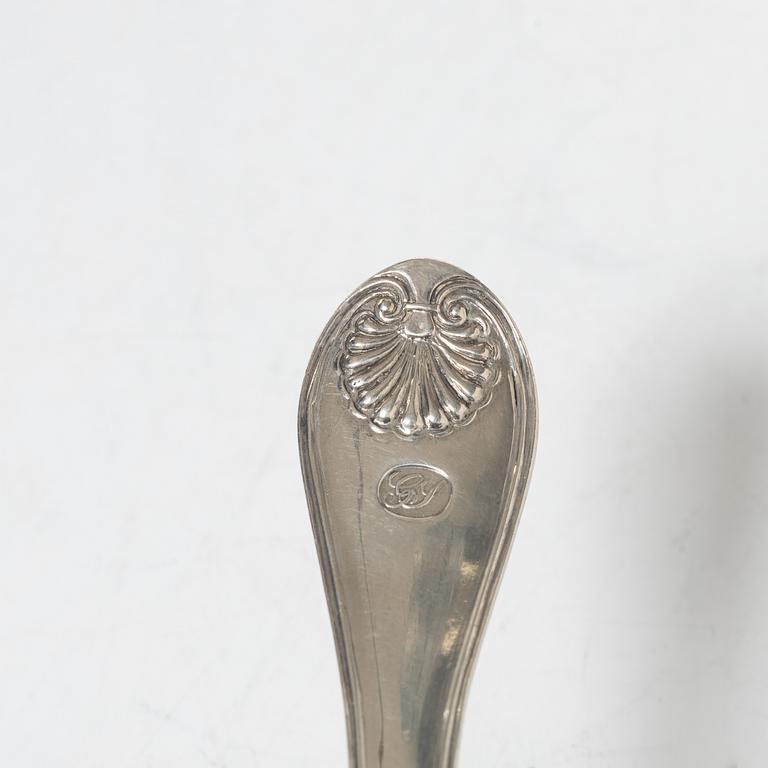 Tumlare samt medicinsked, silver, Sverige 1700-1800-tal.