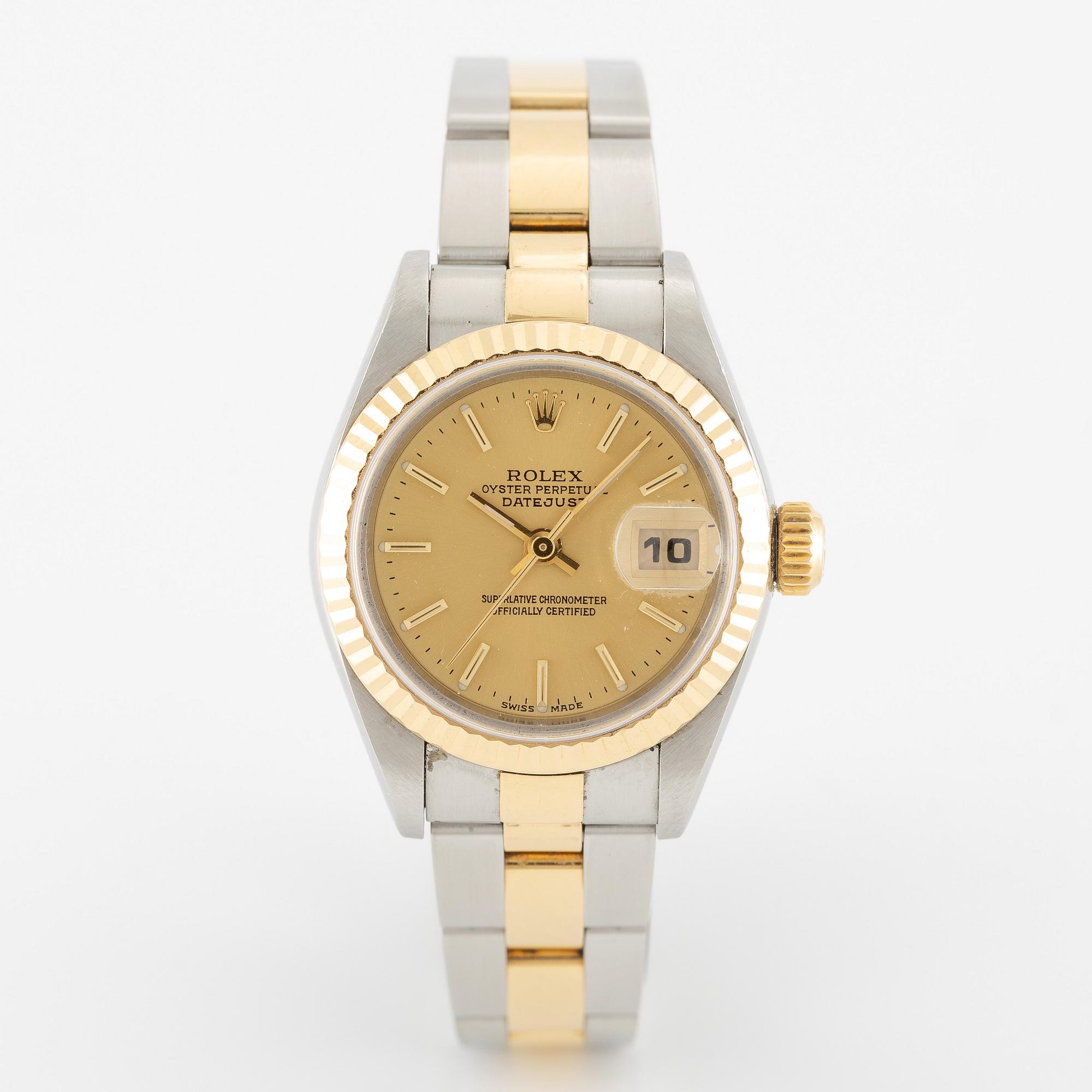Rolex, Oyster Perpetual, Datejust, wristwatch, 26 mm.