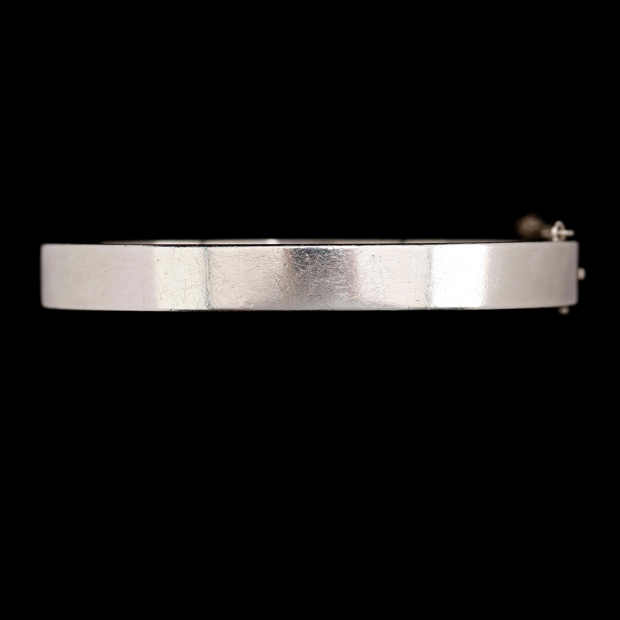 ARMBAND, silver, Wiwen Nilsson, Lund 1950. Vikt ca 31 gram.