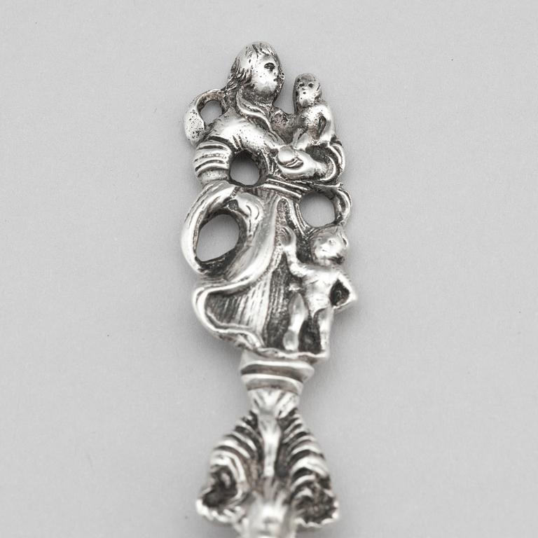 A Danish silver spoon, mark of Erik Stridbeck (1770-1842), Copenhagen.