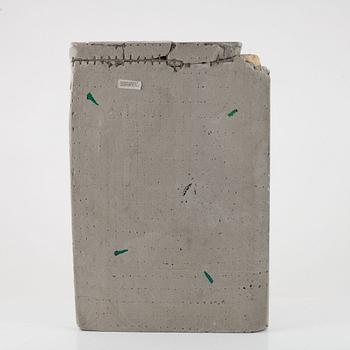 A glazed tile, Persia, Qajar dynasty.