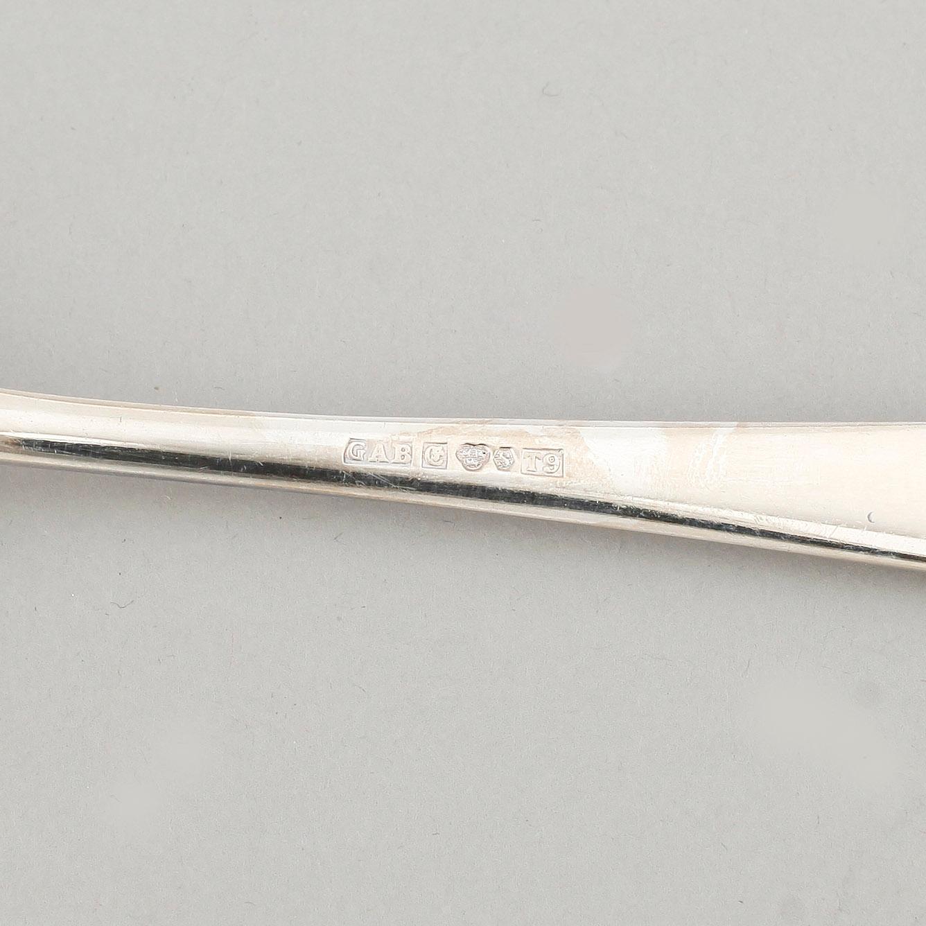 BESTICKSSERVIS, 24 delar, Chippendale, GAB, 1969. Tot vikt: 1026 gram, inklusive knivar.