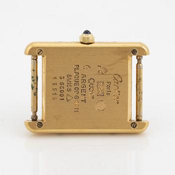 must de Cartier, Tank, armbandsur, 20,5 x 20 (28) mm.
