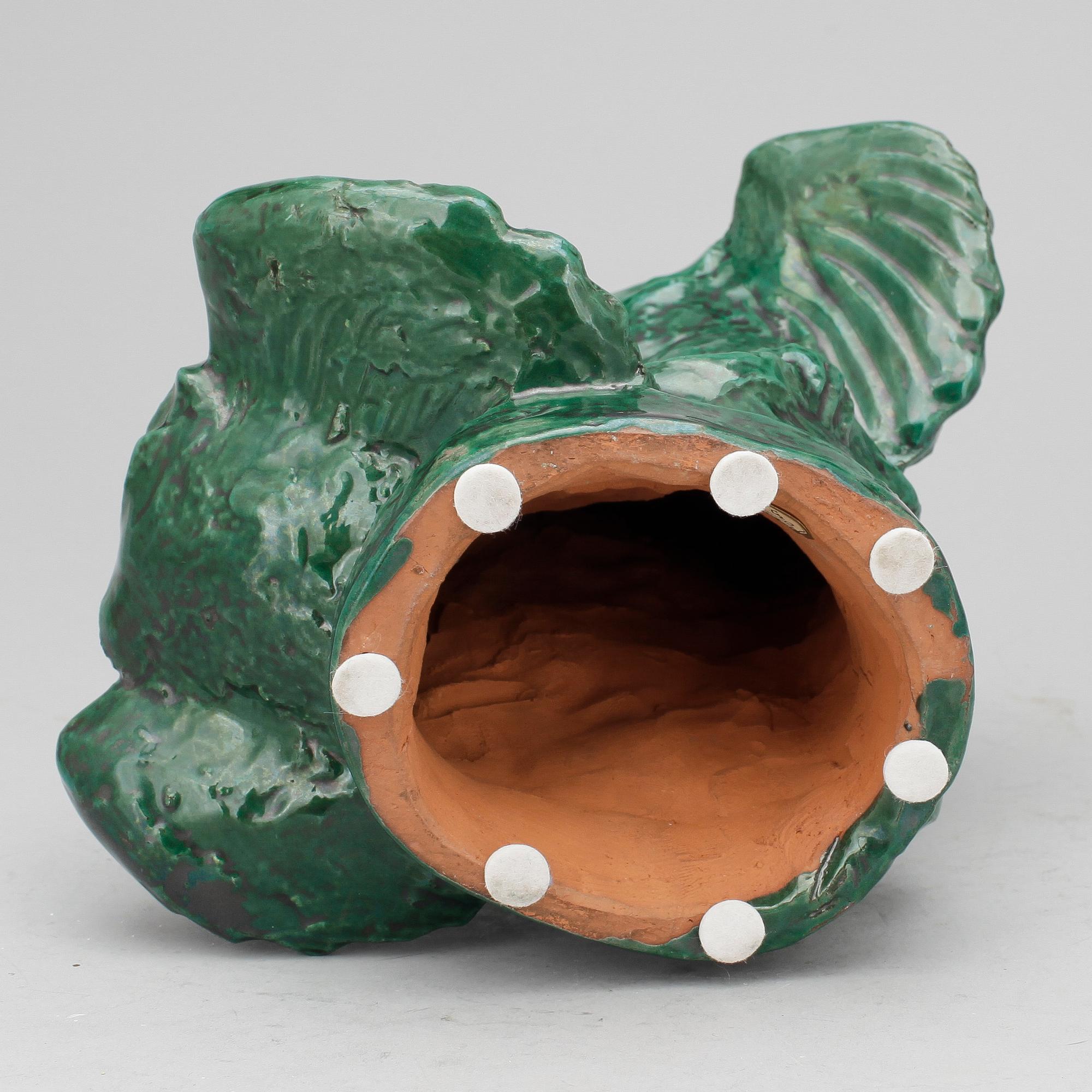 SKULPTUR, keramik, Walter Beyer, monogramsignerad, daterad -37.