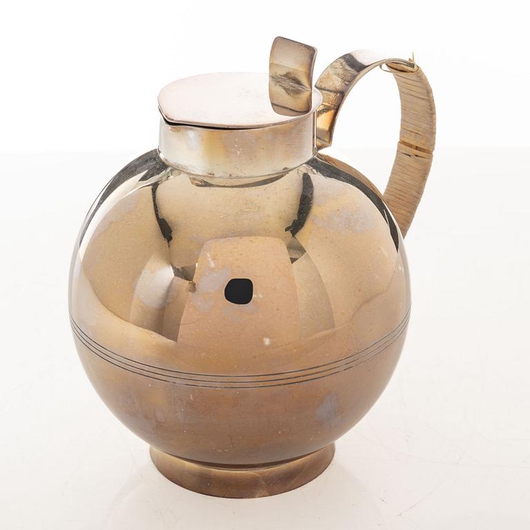 Sylvia Stave, a silver plated jug, CG Hallberg, 1930s.
