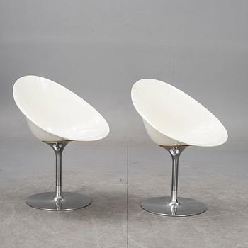 STOLAR, ett par, "Eros", Philippe Starck för Kartell, Italien.