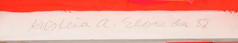 Kristina Elander, väggskulptur Utan titel.