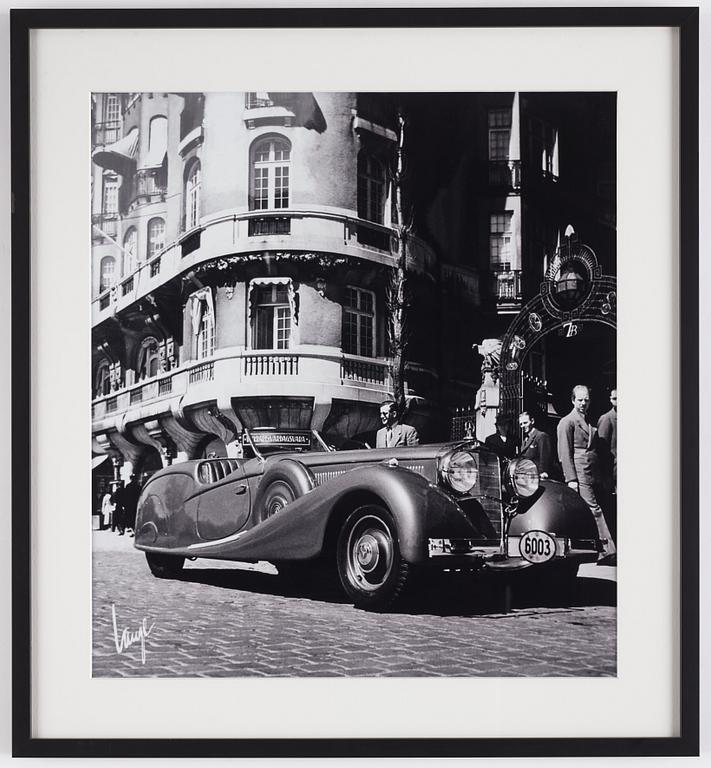 Åke Lange, efter, Mercedes-Benz, Strandvägen 7b.