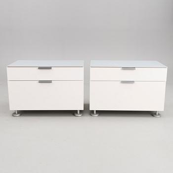 Two 21st century French, "Everywhere", nightstands for Ligne Roset.