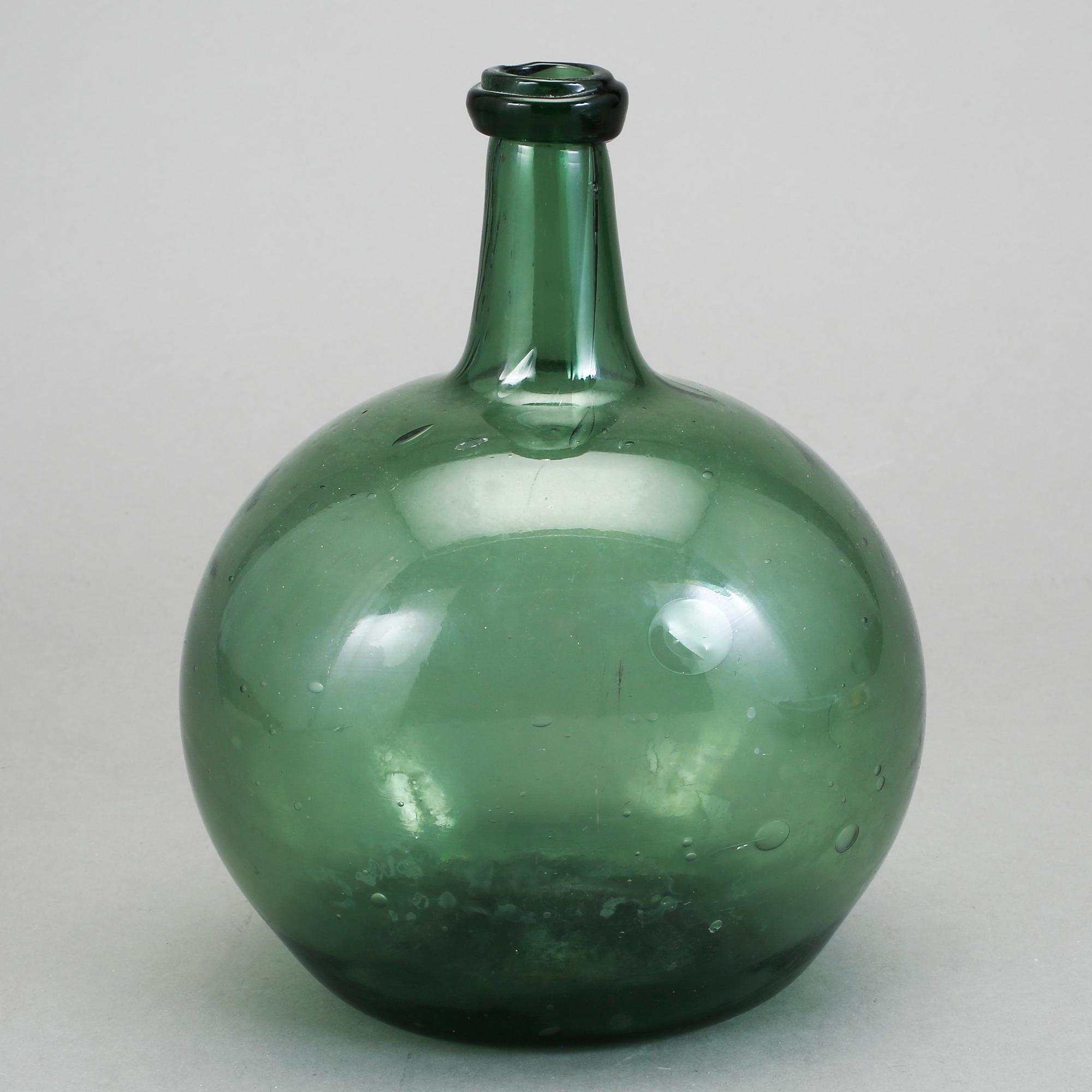 FLASKA, glas, 17-1800-tal.