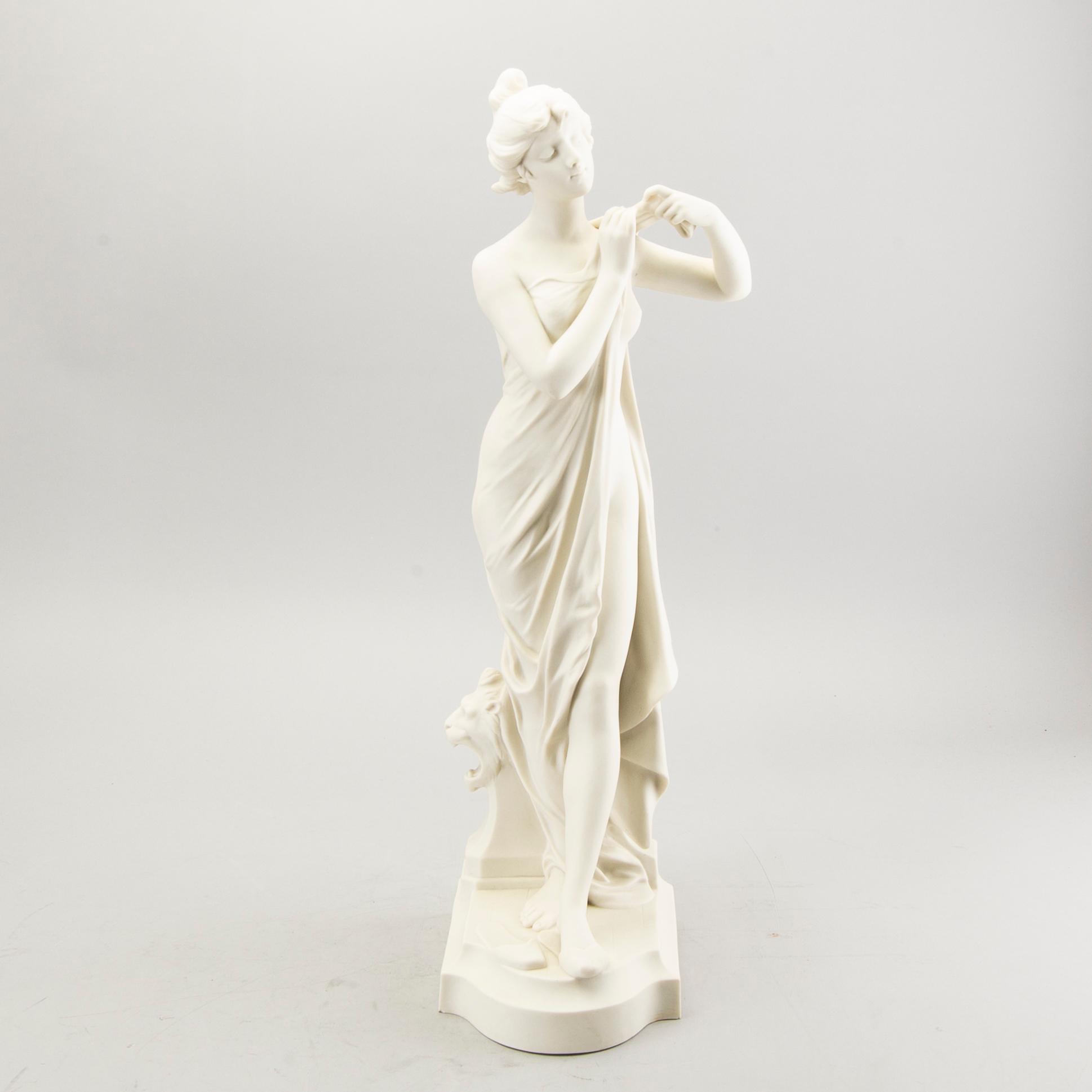 A Gustavsberg parian figurin dated 1904.