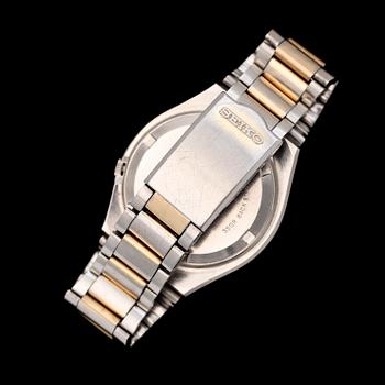ARMBANDSUR, stål och guld på stål, Seiko Automatic, 1900-talets andra hälft.