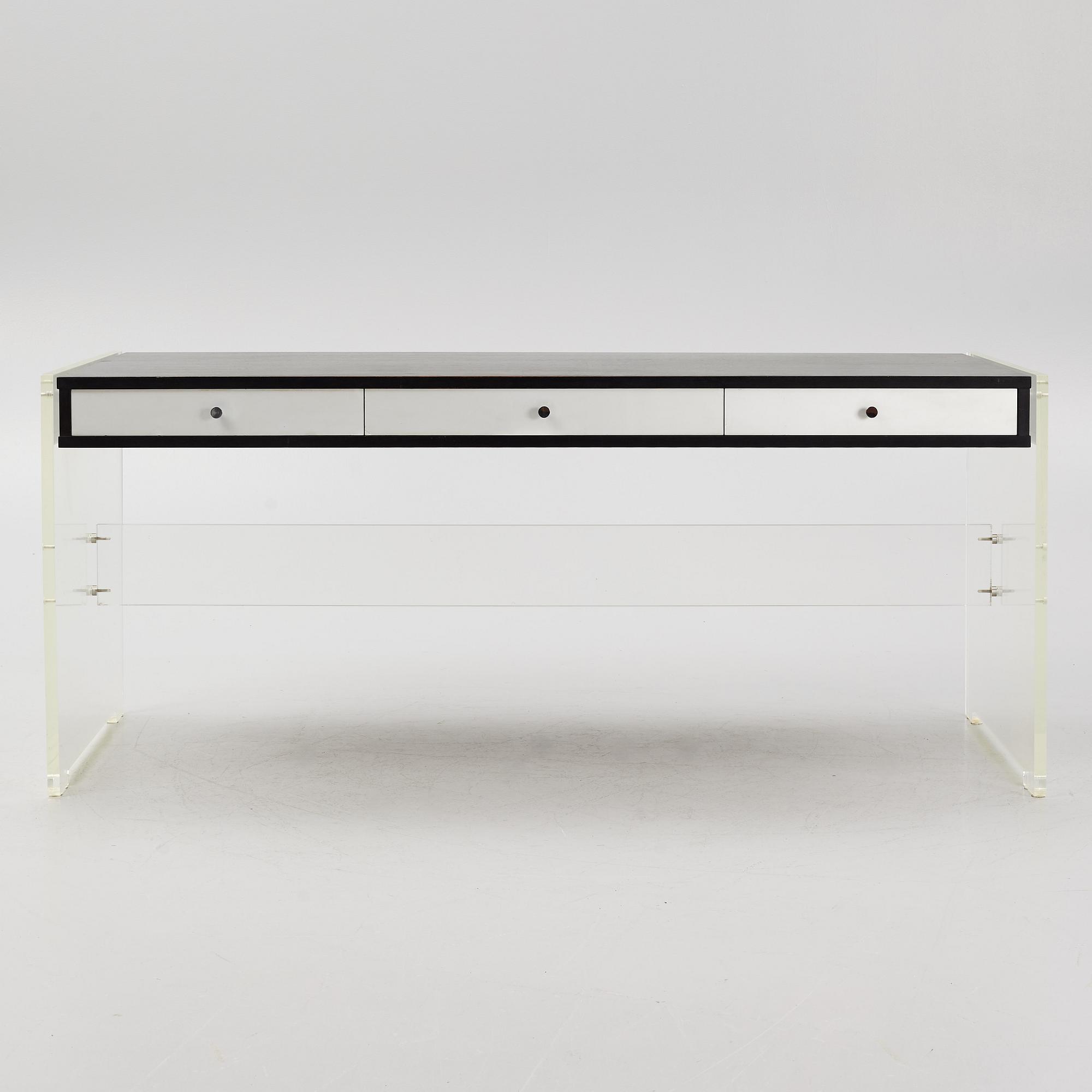 Poul Nørreklit, skrivbord, "Jailhouse suit", Sigurd Hansens Møbelfabrik, Danmark, 1960-tal.