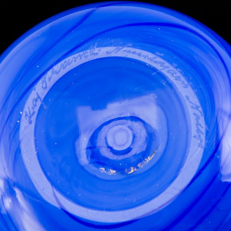 KAJ FRANCK, an art glass signed Kaj Franck Nuutajärvi Notsjö.