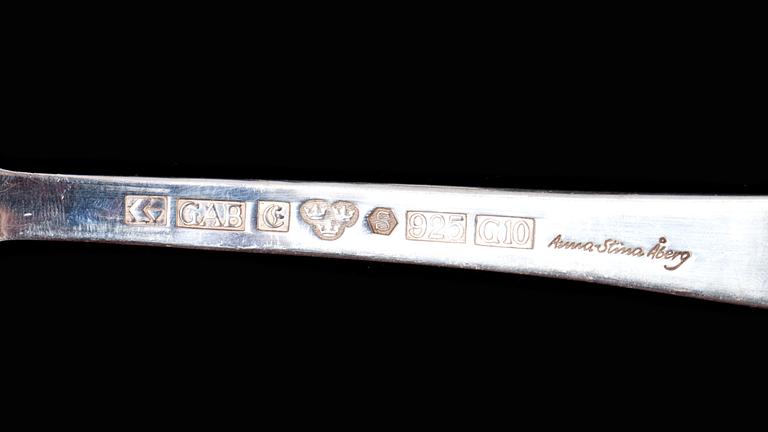 RAGUSKED, Sterlingsilver. G.A.B, design Anna-Stina Åberg 1981, 230g.