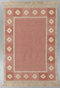 flat weave, signed IR (Ida Rydelius), Ca 195 x 135 cm.
