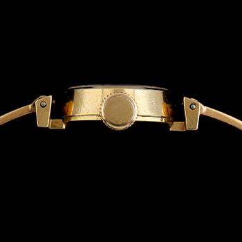 ARMBANDSUR, 18K guld, Tissot. Total vikt med urverk ca 30 g.
