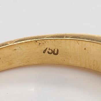 Ring, briljantslipad diamant ca 1,05 ct, 18K guld.