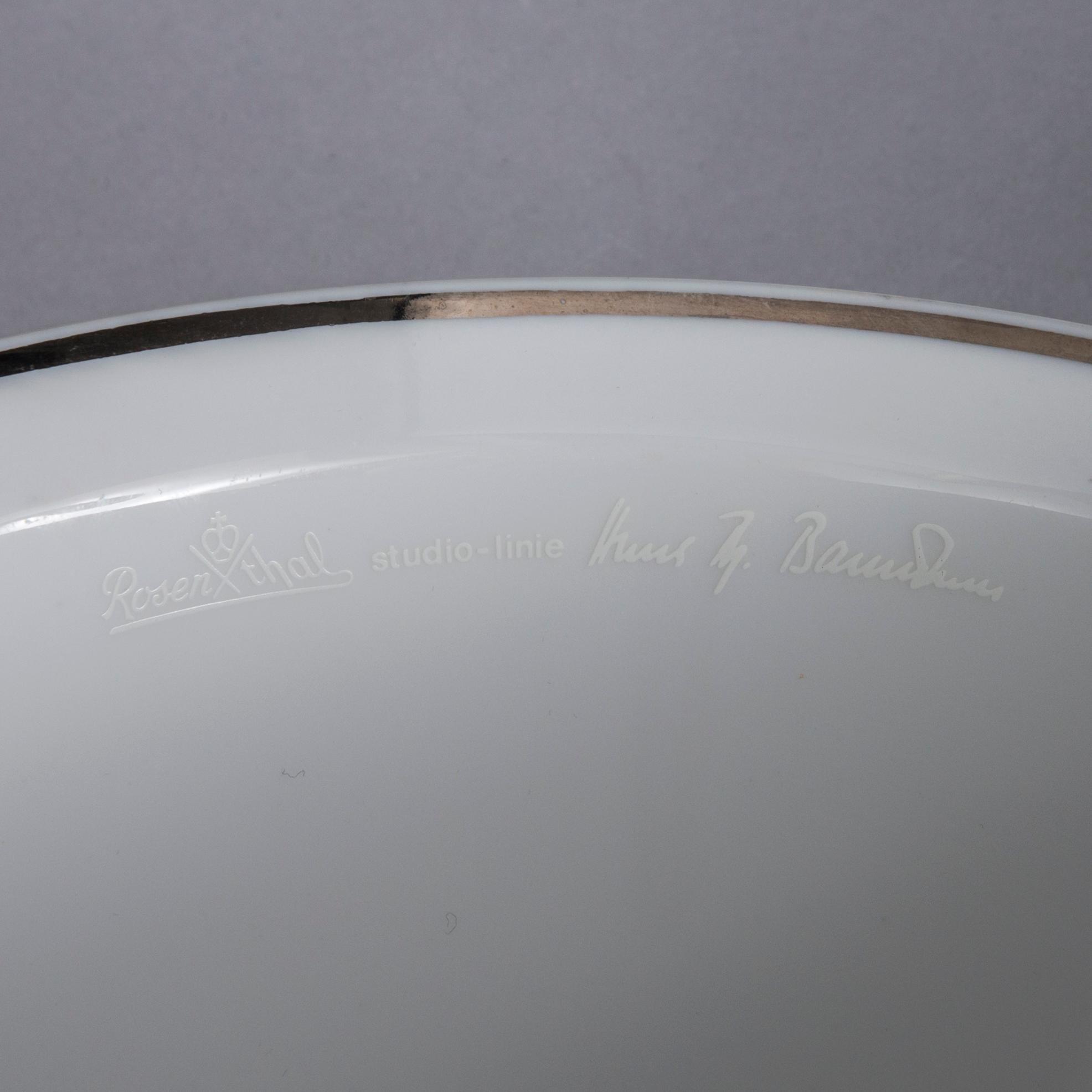 SERVIS, 67 delar, porslin, Rosenthal "Studio-linie". 1980-tal.