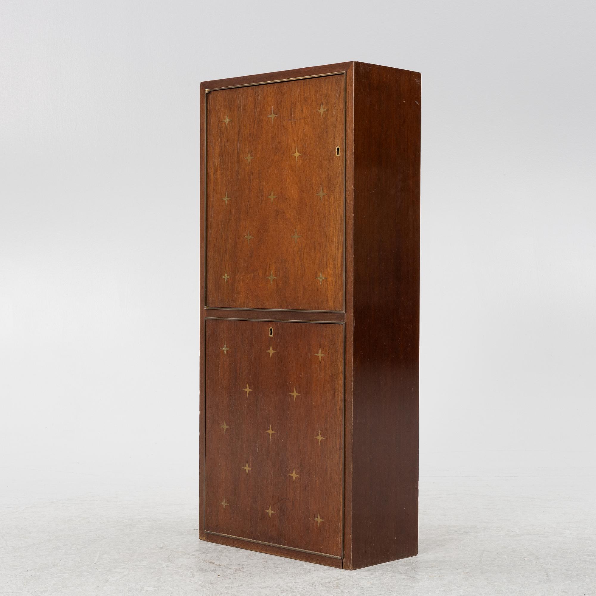 Scandinavian Modern, barskåp för vägg, 1900-talets mitt.