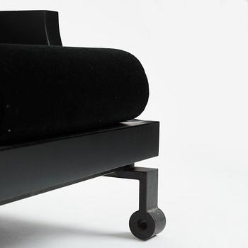 Alexander H Damsbo & Henrik Ingemann Nielsen, a "HC-Andersen Chair" armchair/table, ed. 3/49, Källemo, post 2005.