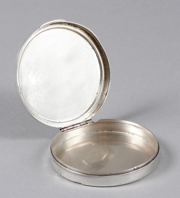 DOSA, sterling, Georg Jensen, 1933-1944, svenska importstämplar, vikt 54g.